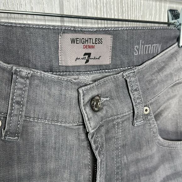 7 for all mankind weightless denim Slimmy size 30 Jean - Picture 2 of 5